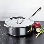 All Clad © d3 Stainless Steel 6-Qt. Deep Sauté Pan with Lid