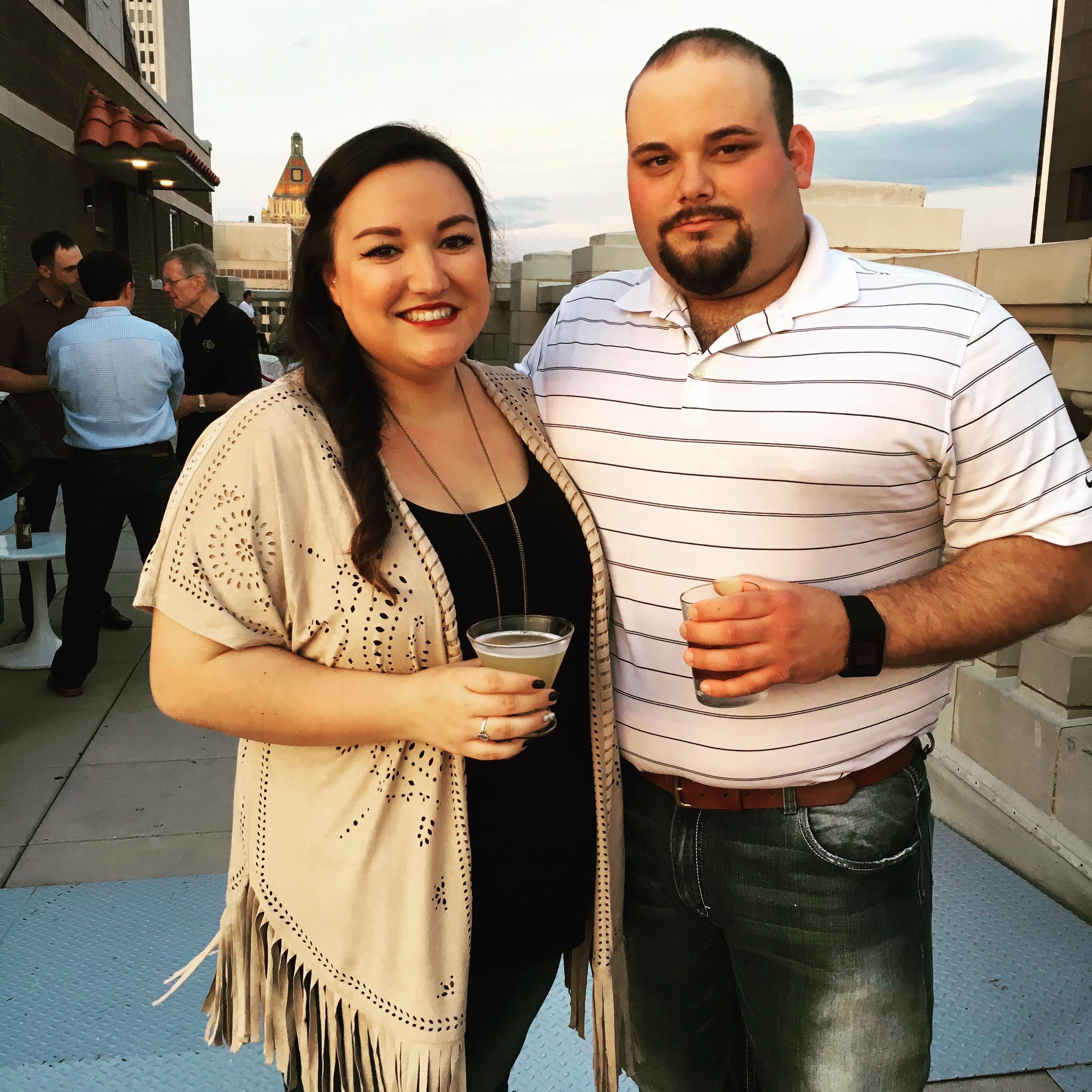 Celebrating Daryn’s birthday at The Mayo Hotel in Tulsa, OK.