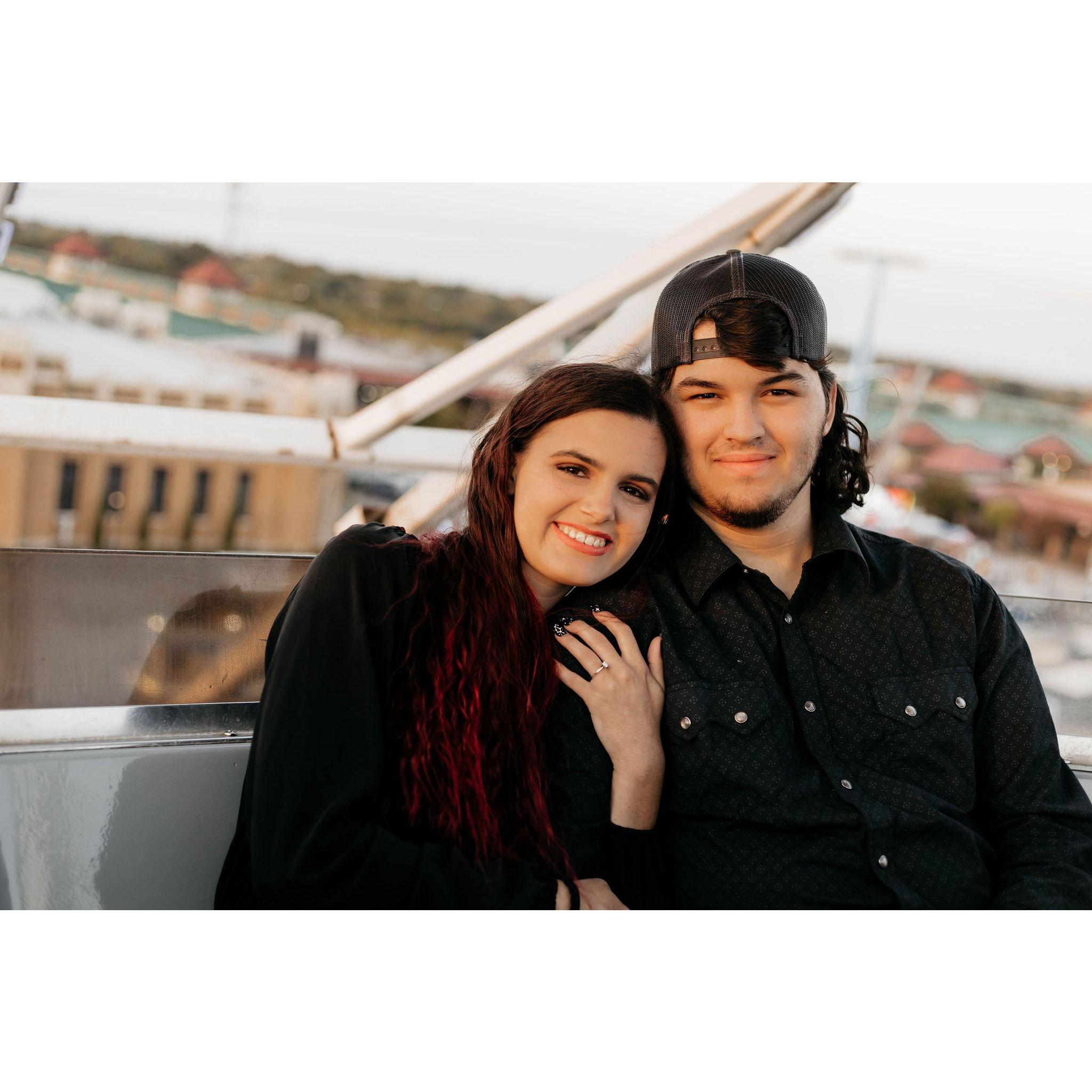 Pictures we had taken at the Tulsa State Fair for his birthday!