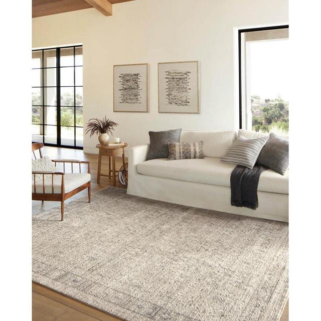 Amber Lewis x Loloi Alie Taupe / Dove Area Rug - 8x10 size