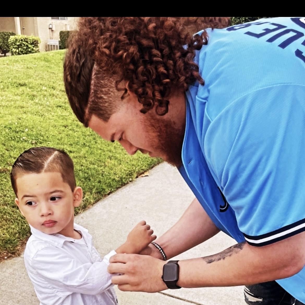 Demetrio being an amazing father to Brixton.