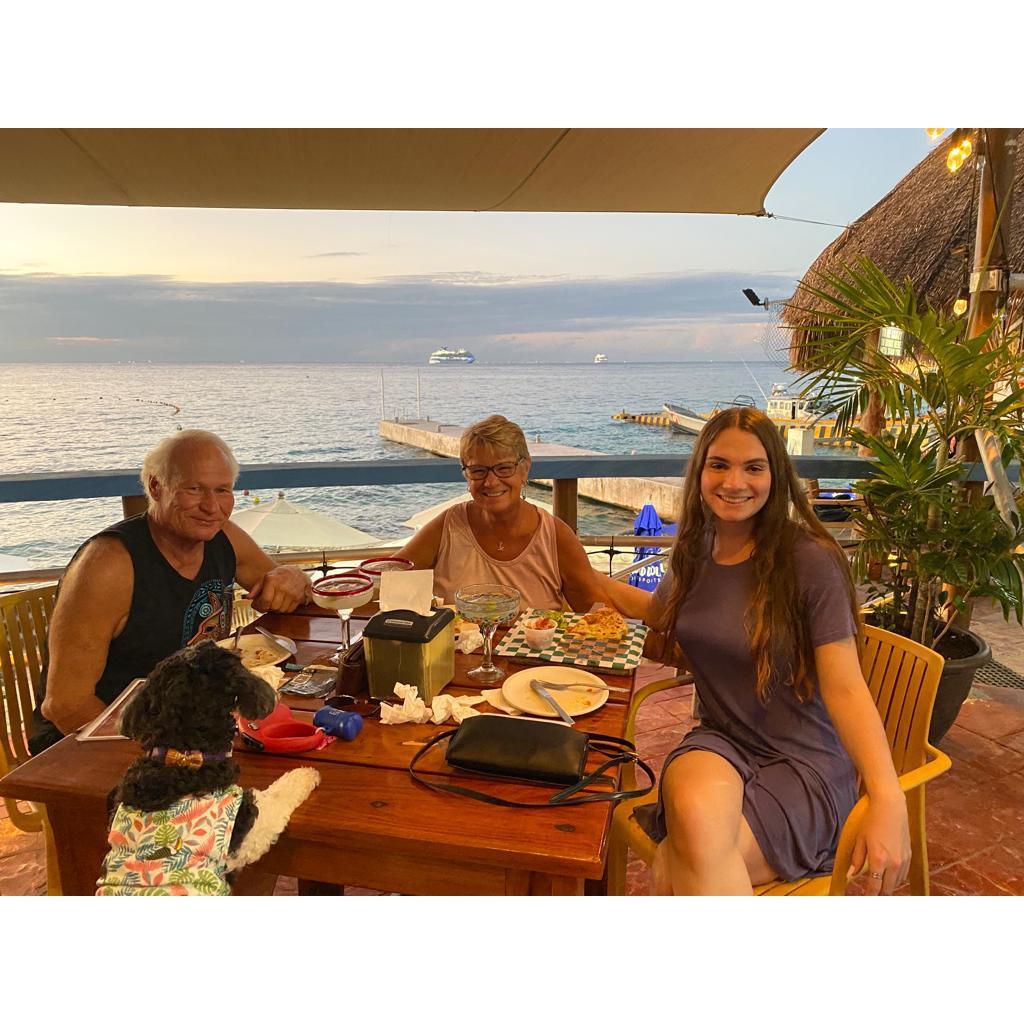 Sunset Bar with Annabelelle first trip to CZ