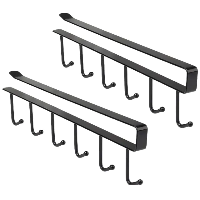Kitcheniva Under-Shelf Mug Holder Rack 2 Pack