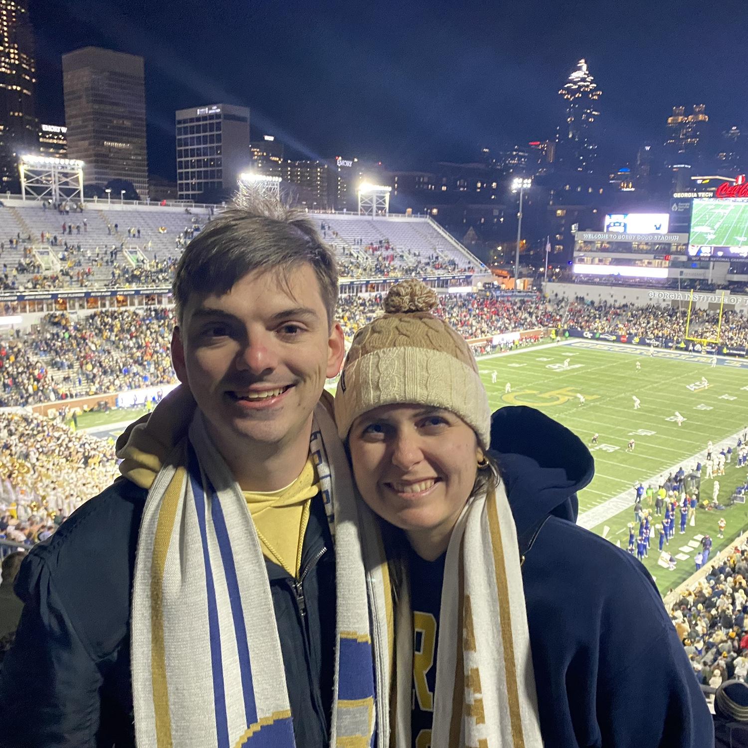 Christy’s first Georgia Tech Football Game