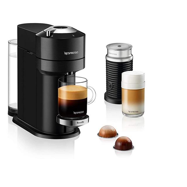 Nespresso by Breville Vertuo Next Classic Black Coffee and Espresso Machine Bundle