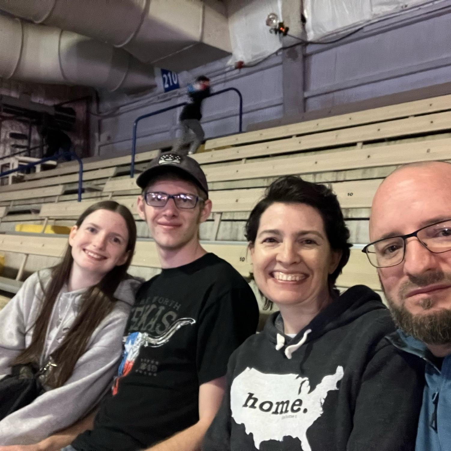 March 2024 - At the Austin Rodeo with Lauren's parents! So much fun!