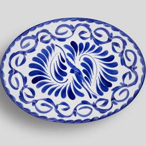 Puebla Porcelain Oval Serving Platter