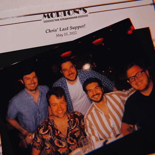 Chris's "Last supper" 