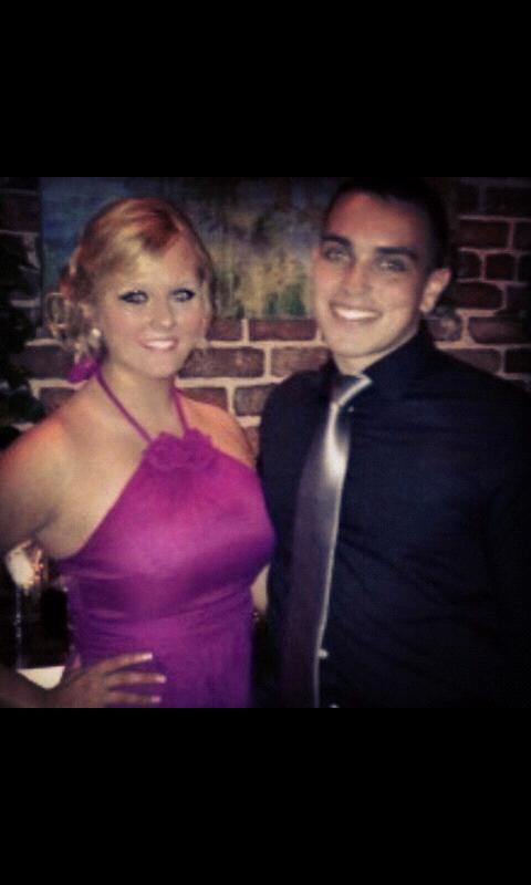 One of our very first pictures taken as a couple at 45 Bistro (2013)