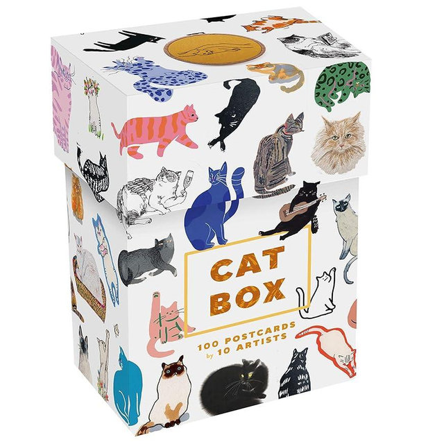 Princeton Architectural Press Cat Box: 100 Postcards by 10 Artists