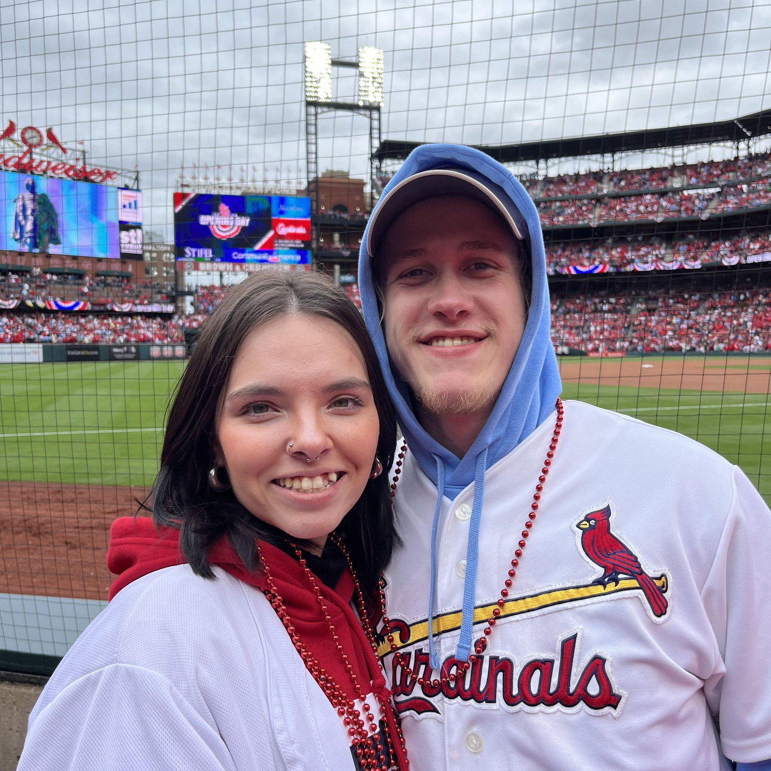Opening Day at Busch Stadium