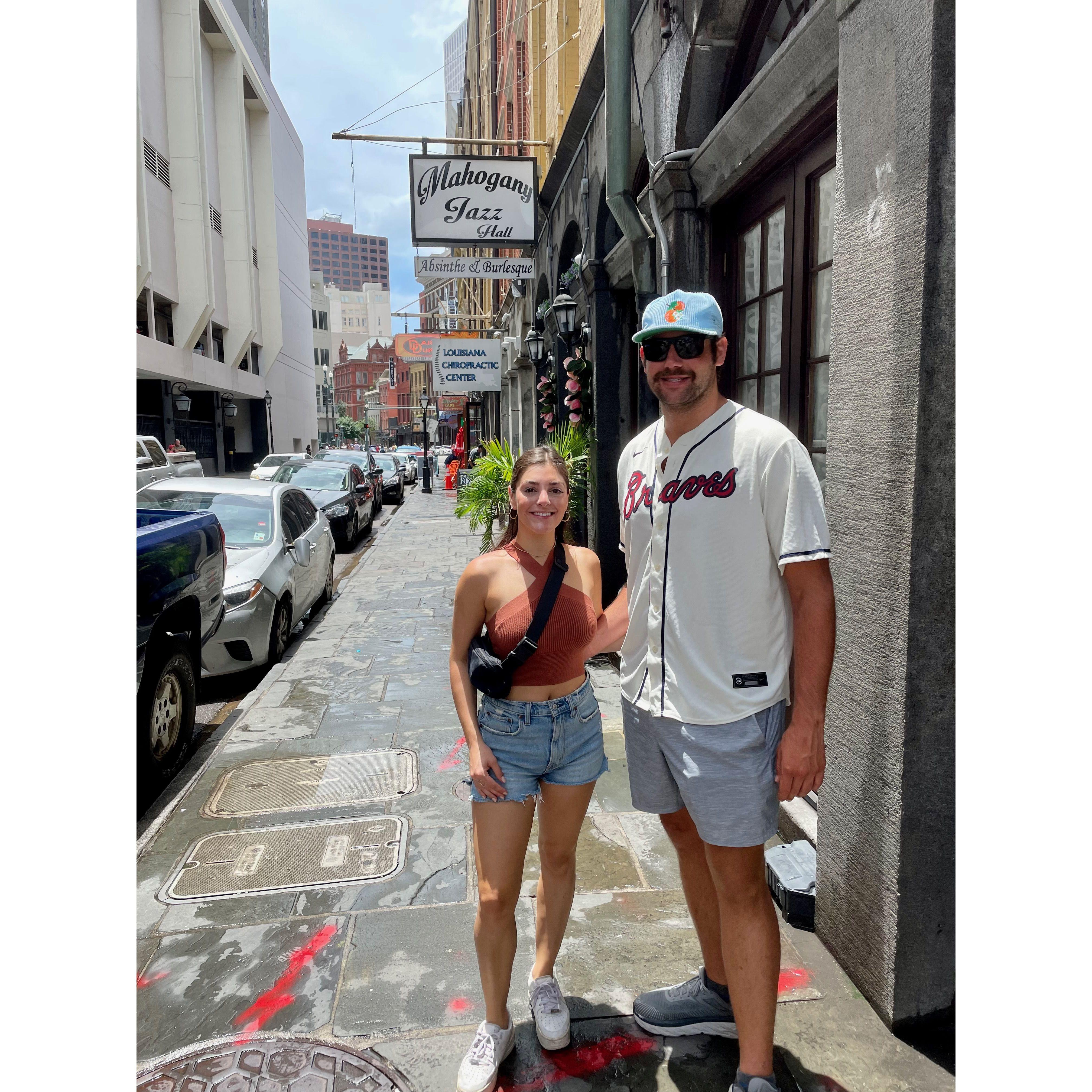 Andys first time visiting me in New Orleans after moving in!