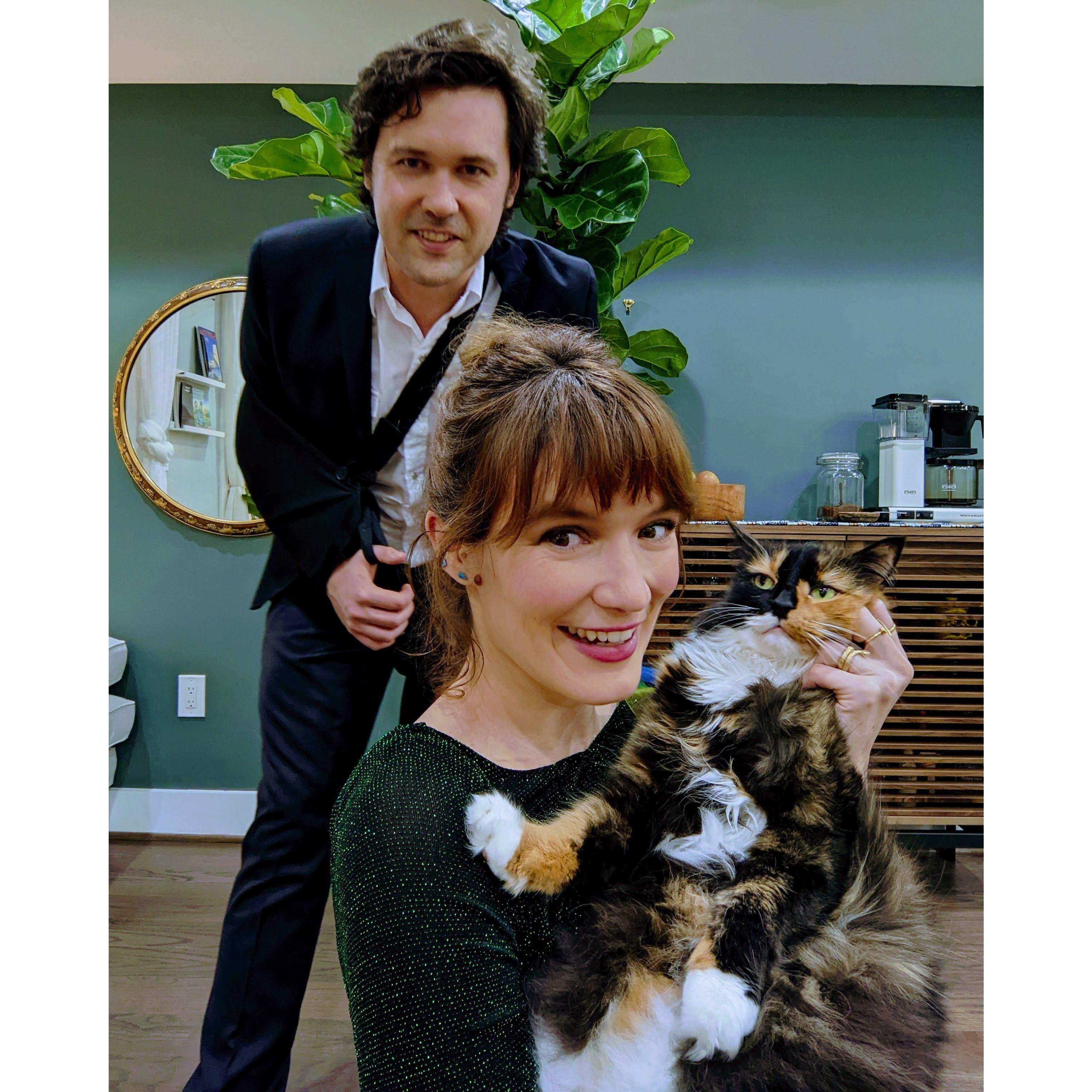NYE 2022, first family photo in the new house