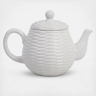 Embossed Weave Teapot