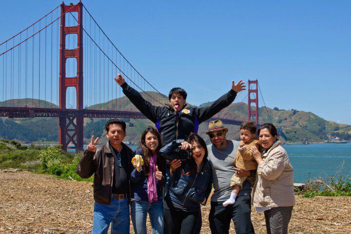 Family trip to San Fran after Lin's graduation from Pepperdine. Don't mind the banana, I was hungry (as usual)!