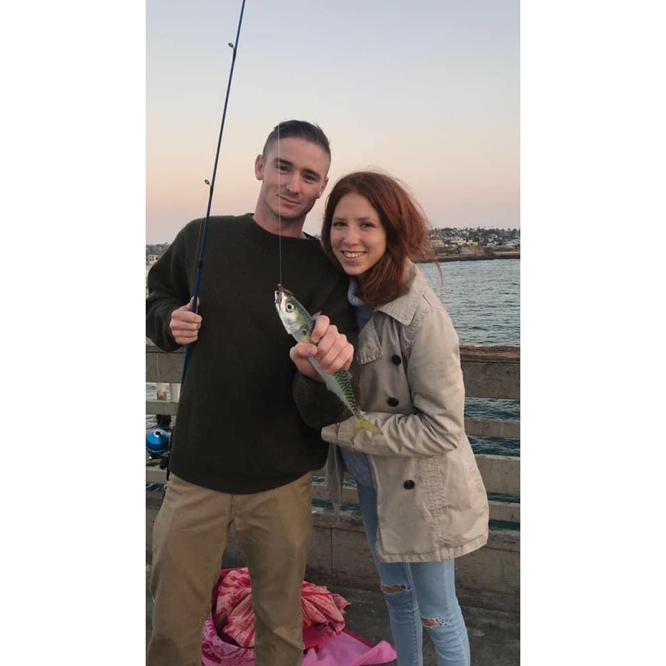 Fishing at Ocean Beach Pier - November 11, 2018.