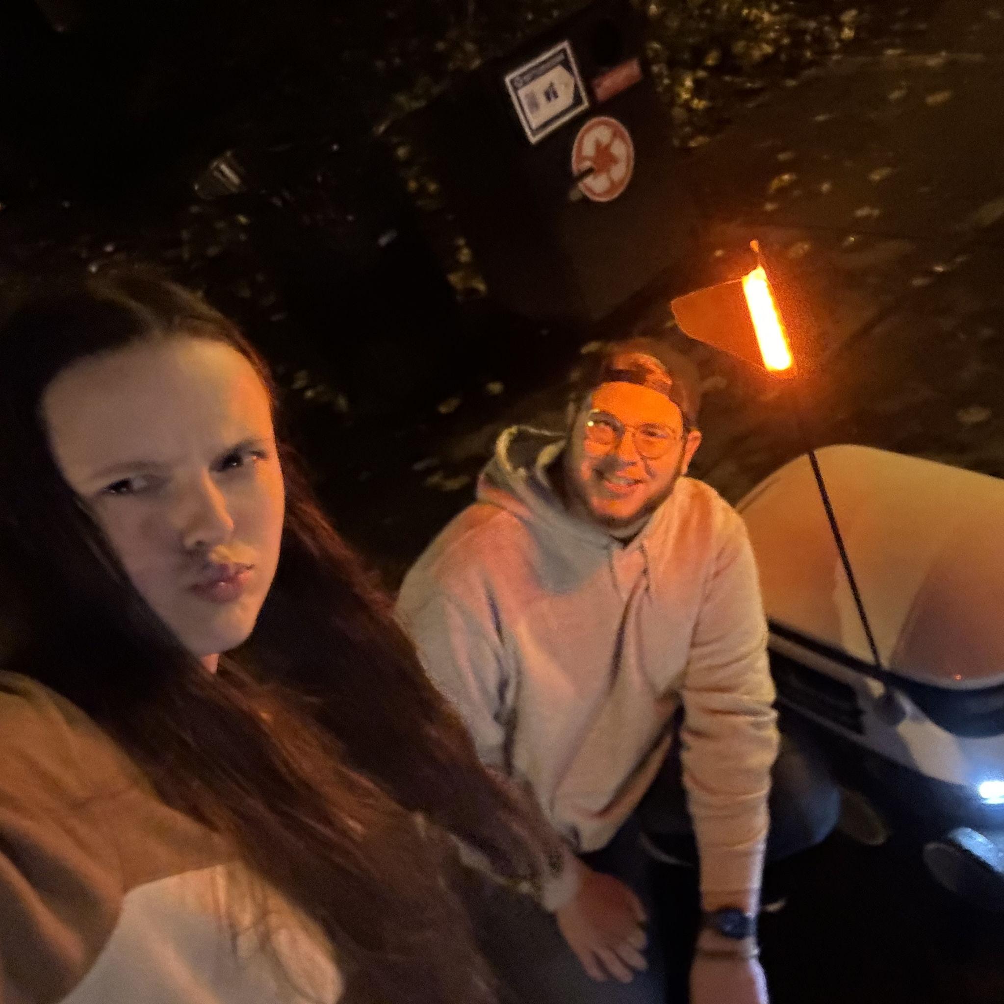 Our first photo together!