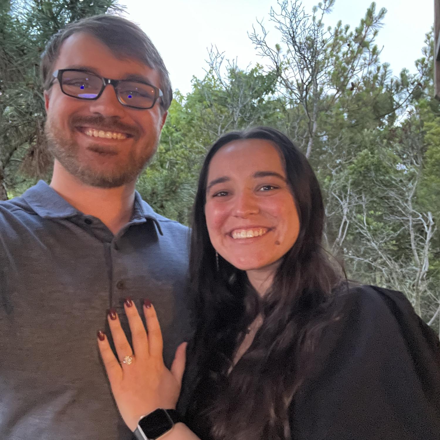 The night Zach proposed!