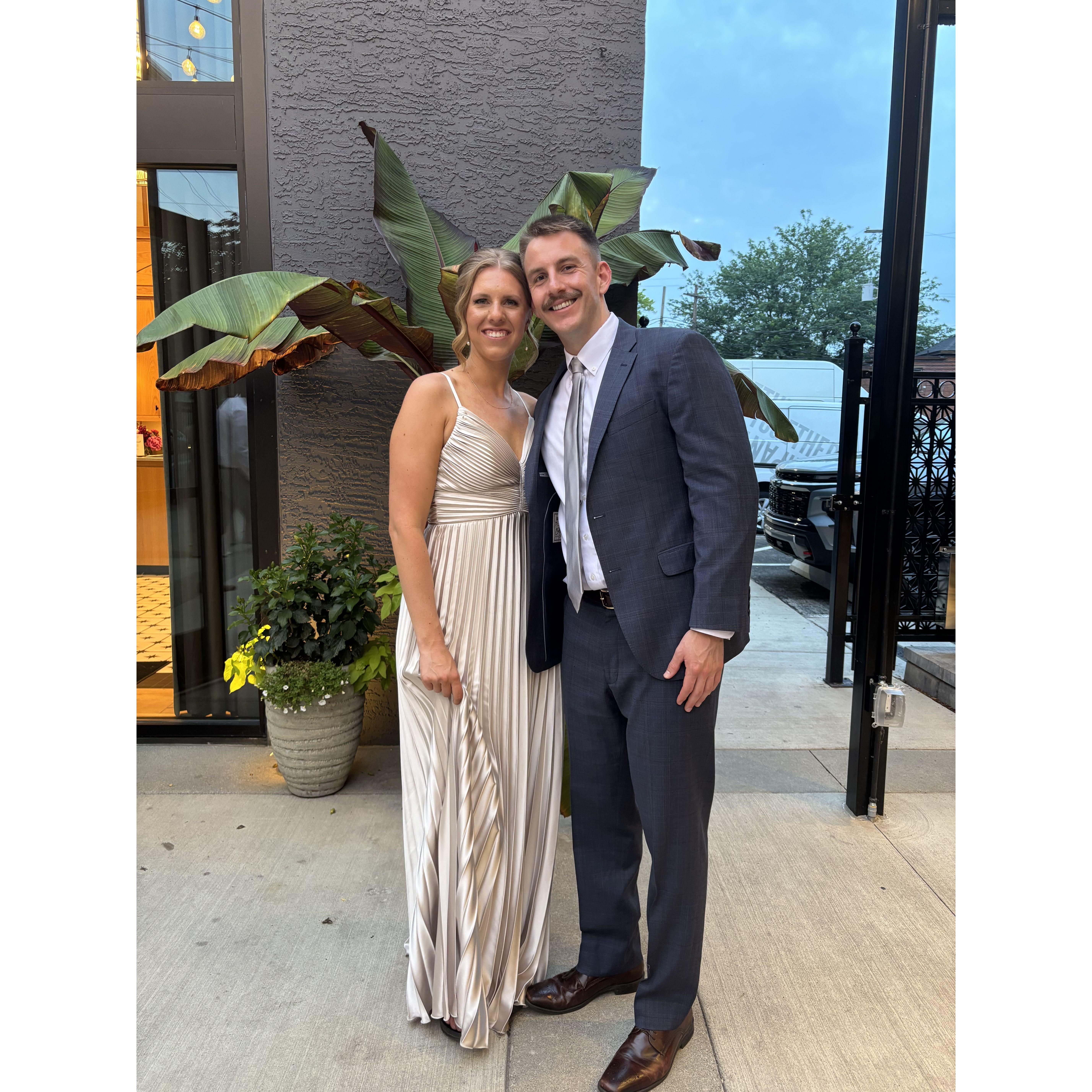 Megan & Casey's wedding in Ohio in June. Next family wedding will be ours!!