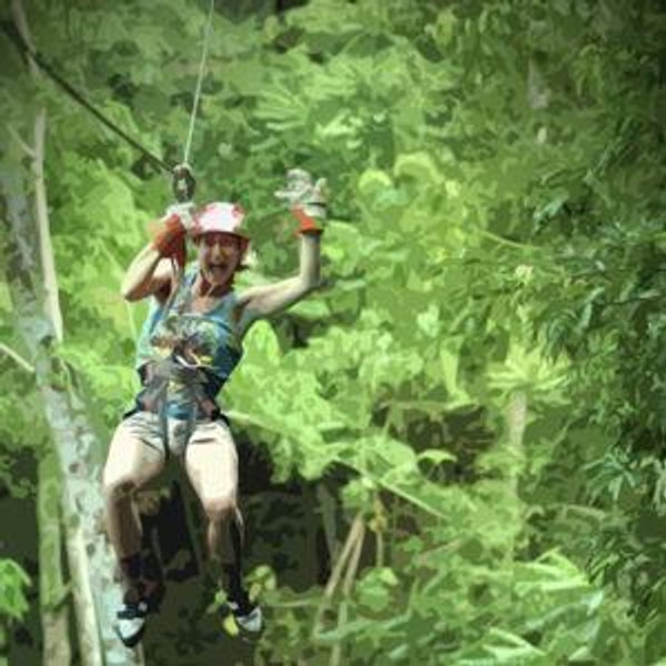 Zipline through the jungle in Phuket
