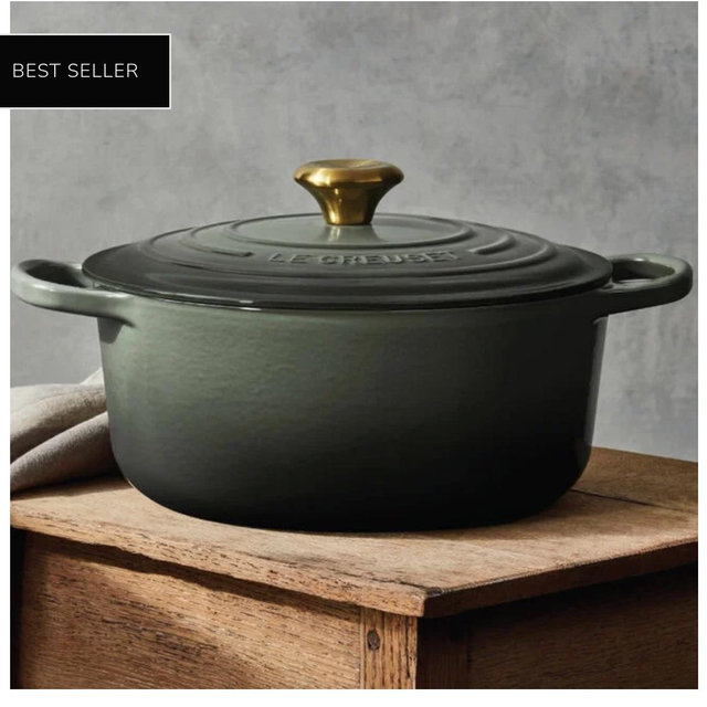 Signature Round Dutch Oven: COLOR-Thyme 5.5 qt