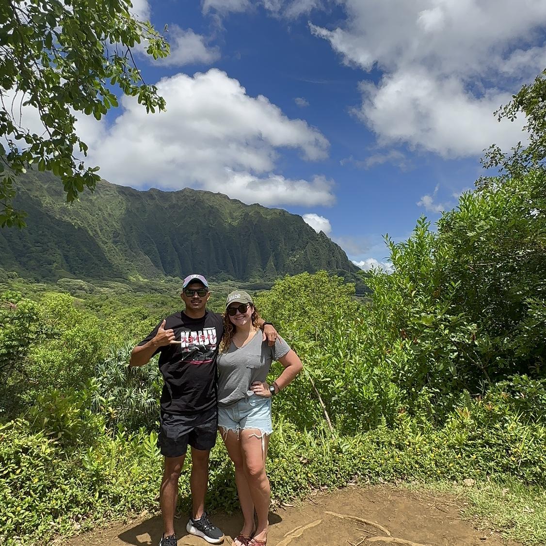 Oahu botanical gardens.