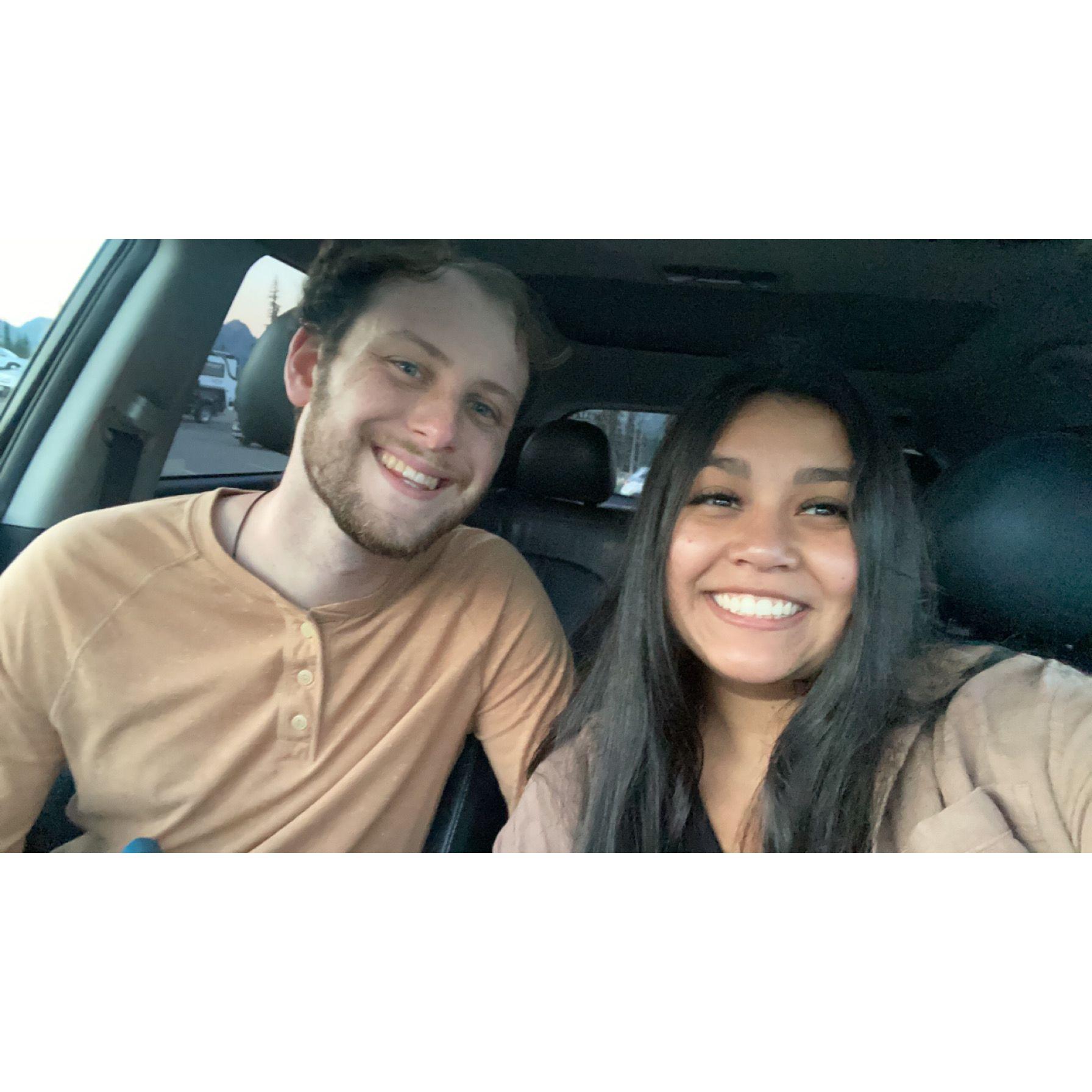 We love our car selfies