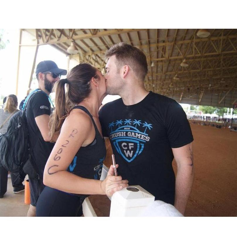 Crush Games, Crossfit Competition, 2016 
We both competed- 3 work-outs, 2 days and it was HARD