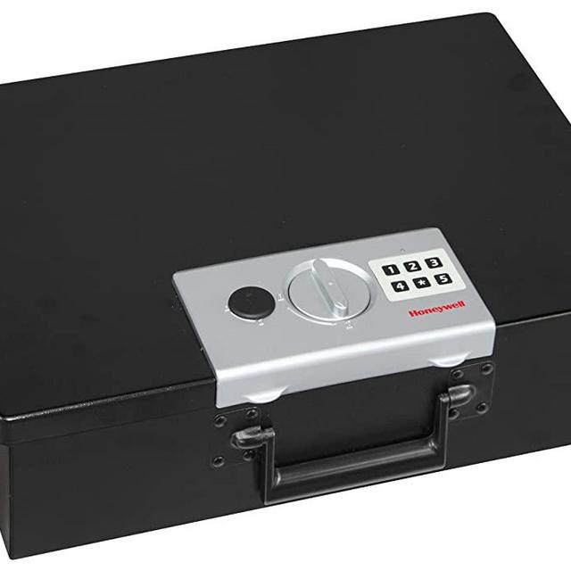 Honeywell Safes & Door Locks - 6110 Large Fire Resistant Steel Security Safe Box with Digital Lock, 0.48-Cubic Feet, Black
