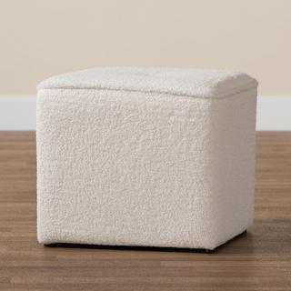 Isaiah Boucle Upholstered Ottoman