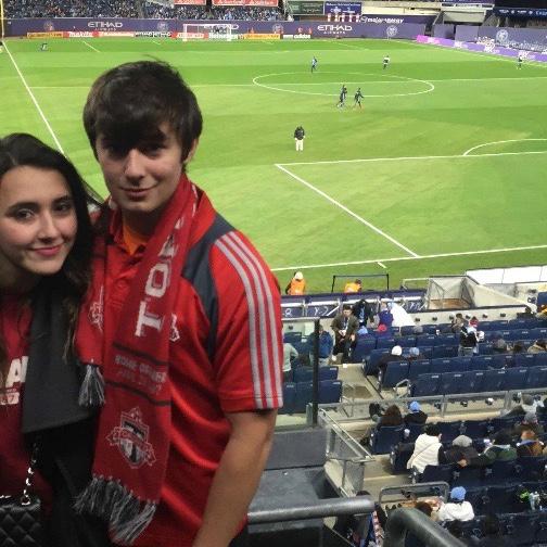 First soccer game together! Go TFC!