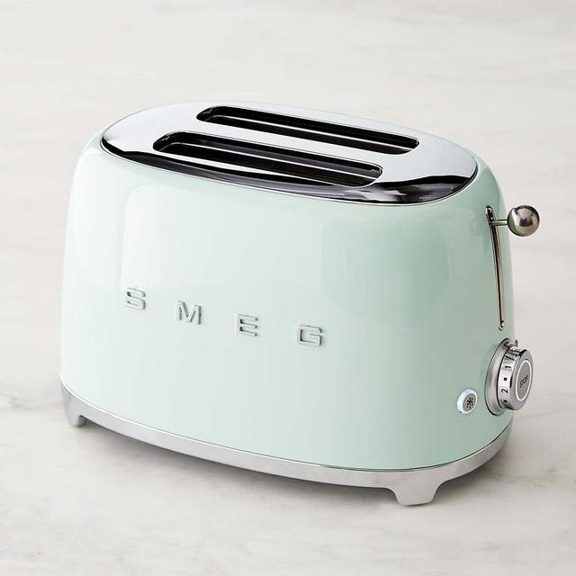 Smeg 2-Slice Toaster, Pastel Green