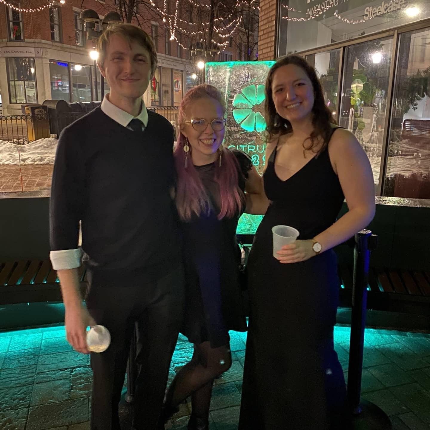 New Year's Eve party in Portland Maine with Jeannine