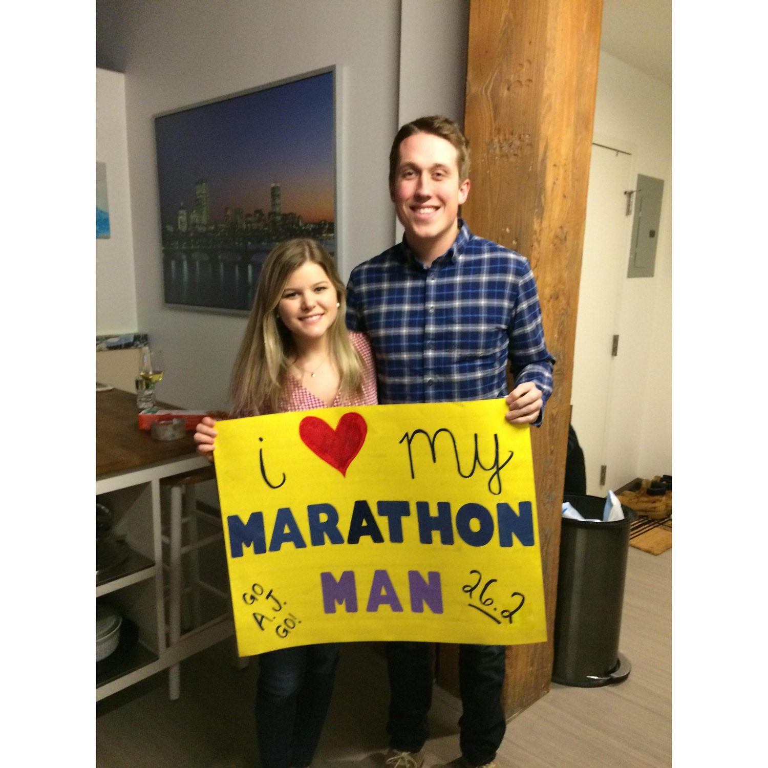 AJ's first marathon