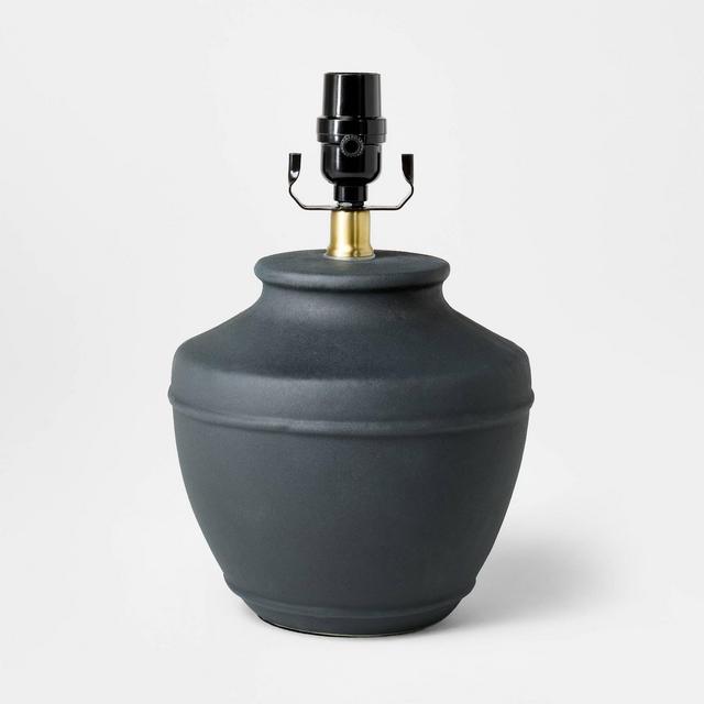 Ceramic Lamp Base Black - Threshold™ designed with Studio McGee