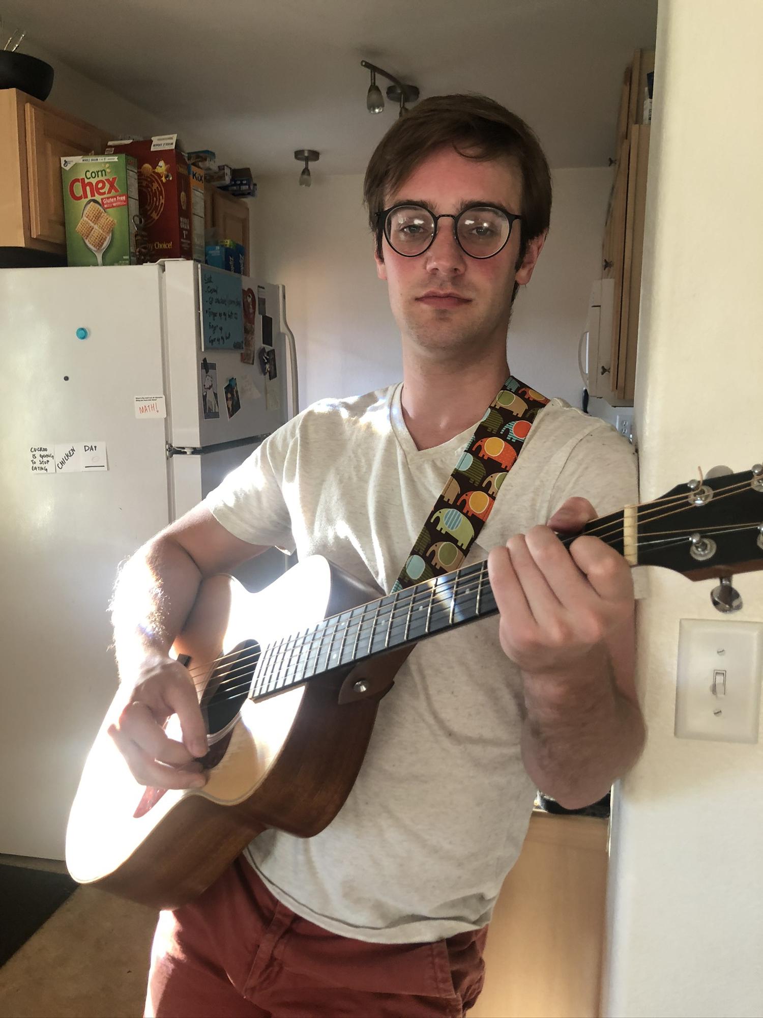 Robert 2018 photo, in his old apartment.