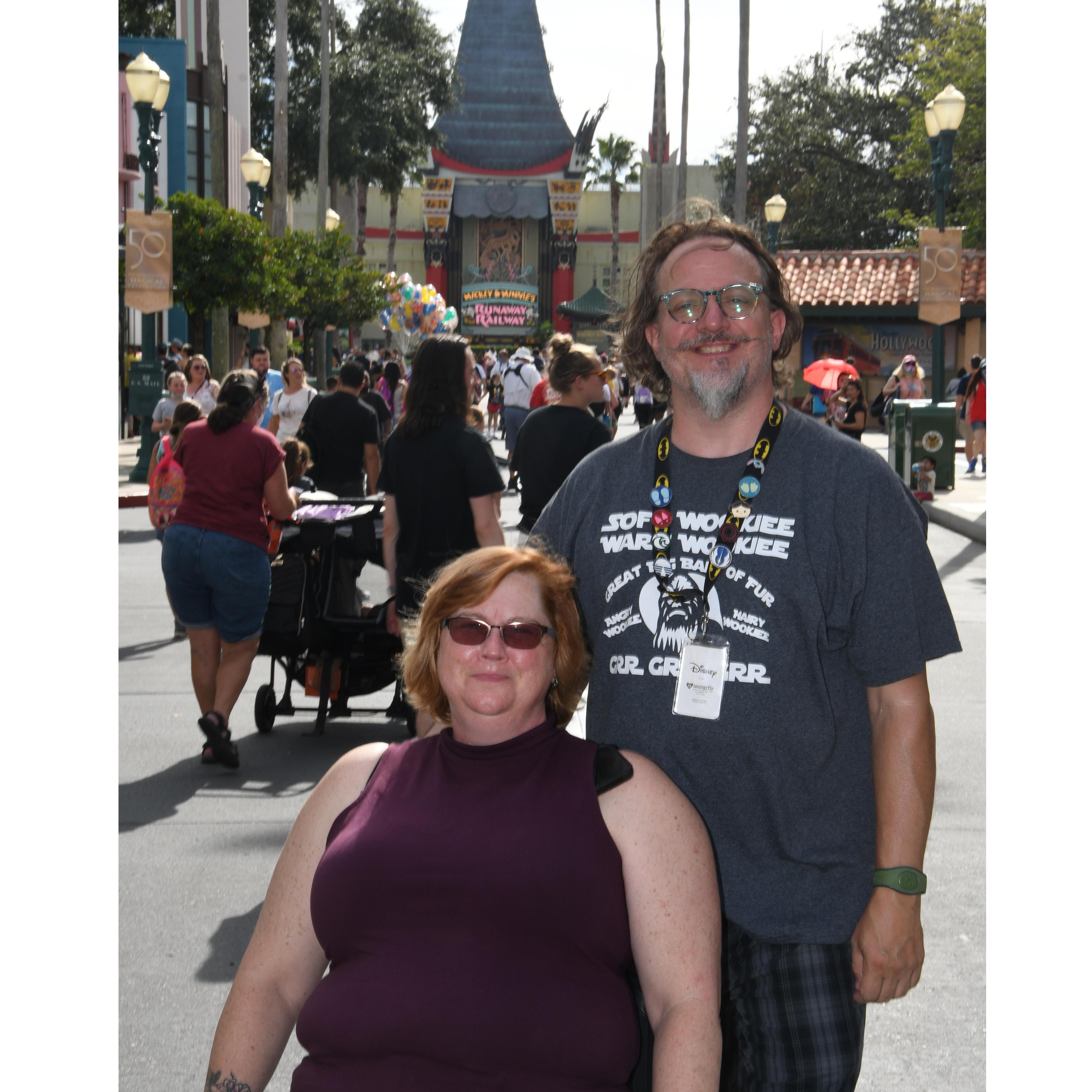 Scott and Ticia at Hollywood Studio's