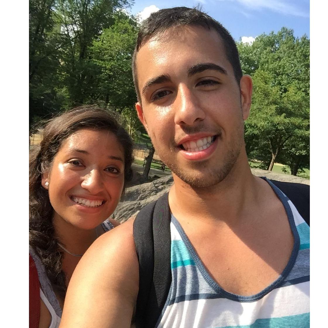 Our first photo together at Central Park, little did we know that we would be spending the rest of our lives together 6 years later. Summer 2015