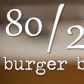 80/20 Burger Bar