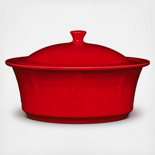 Large Round Covered Cassesrole