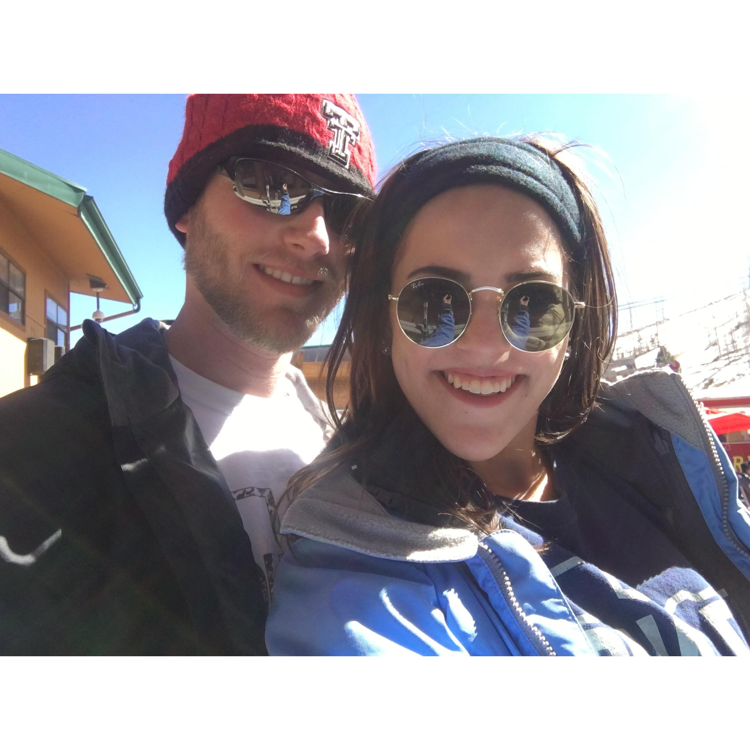 our first ski trip, ruidoso 2016