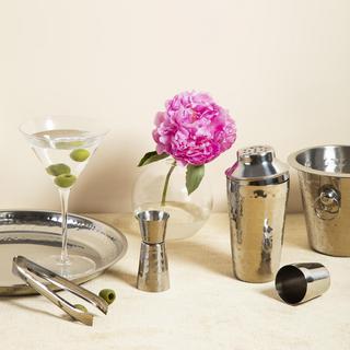 Hammered 5-Piece Barware Set