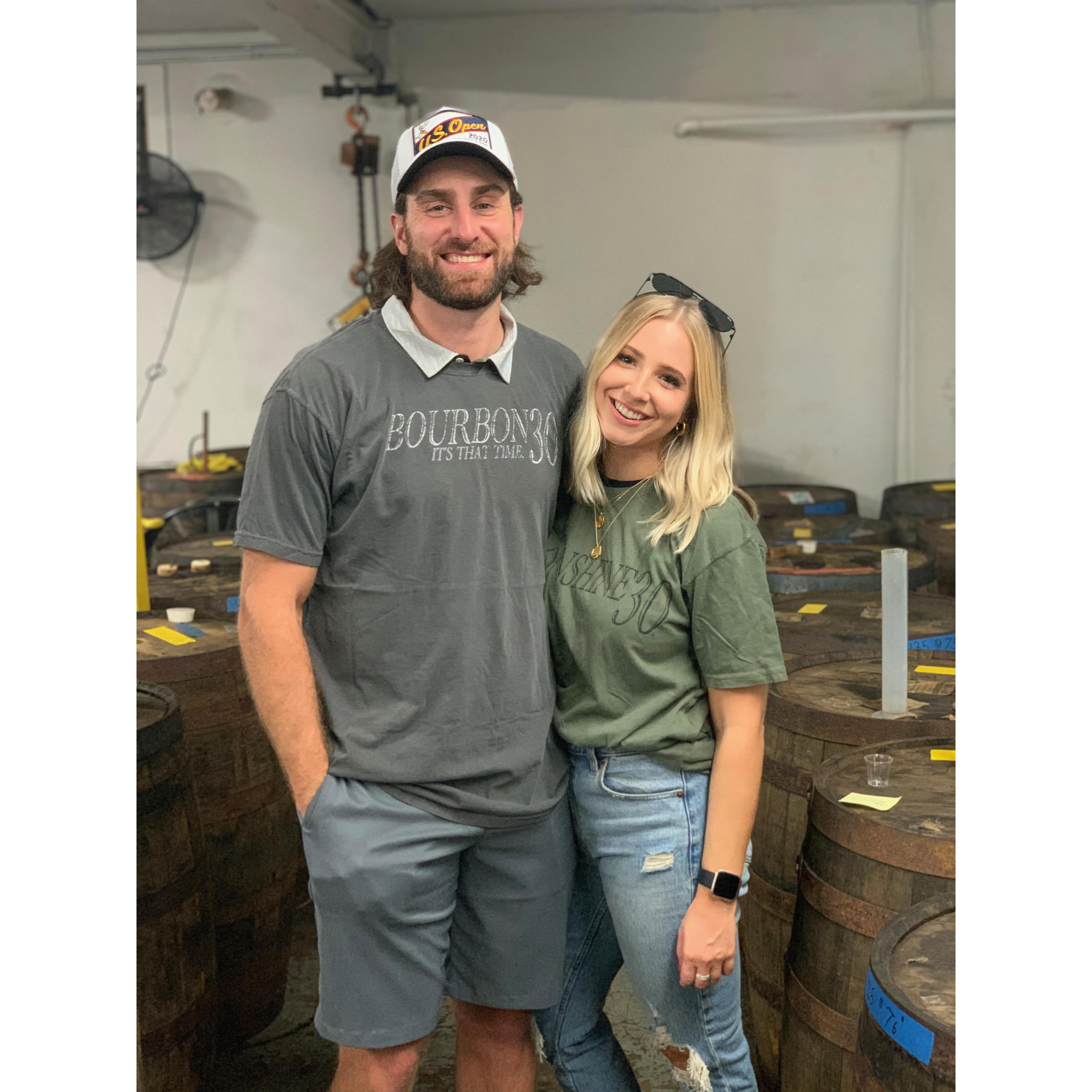 Bourbon Trail for Tom's 30th Birthday 2020