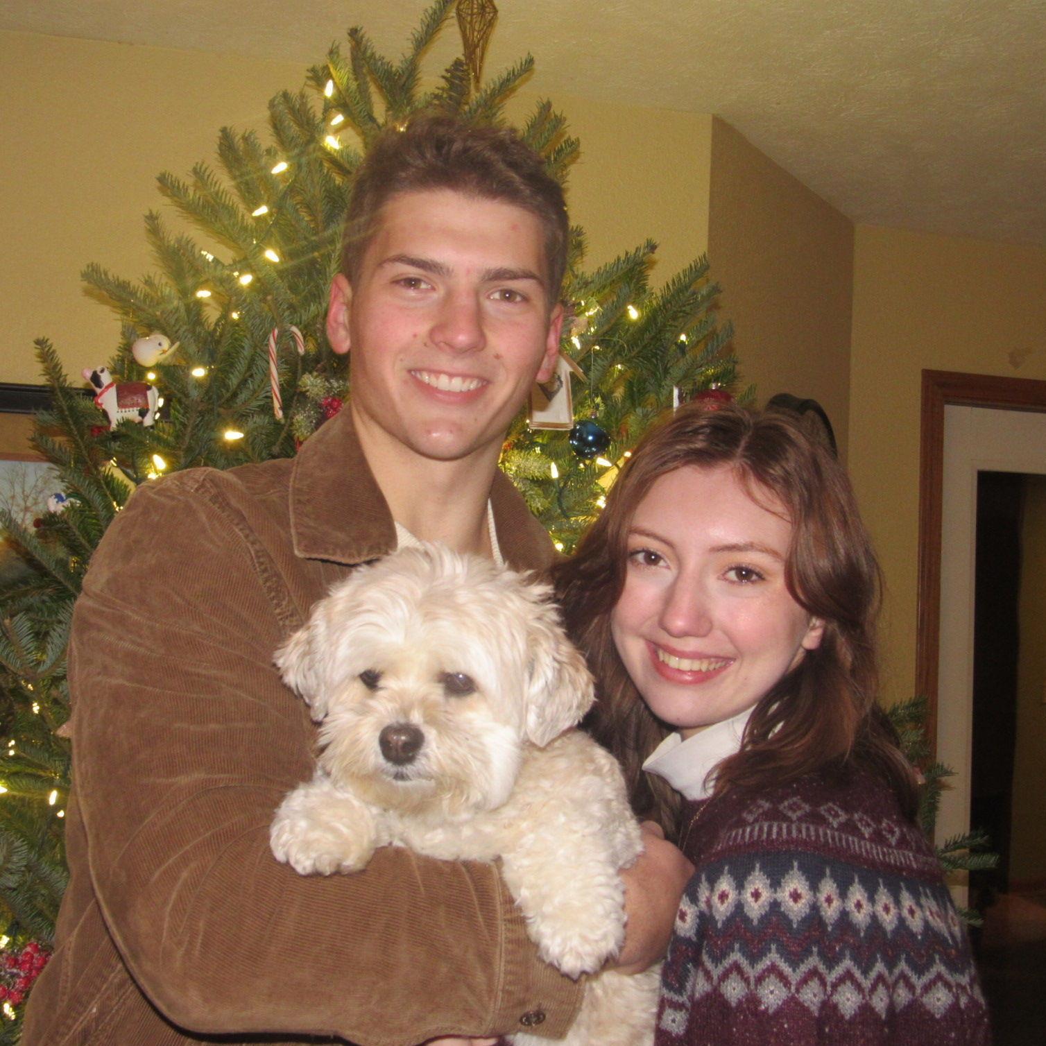 December 2020 - Christmas time with beautiful Trixie.
