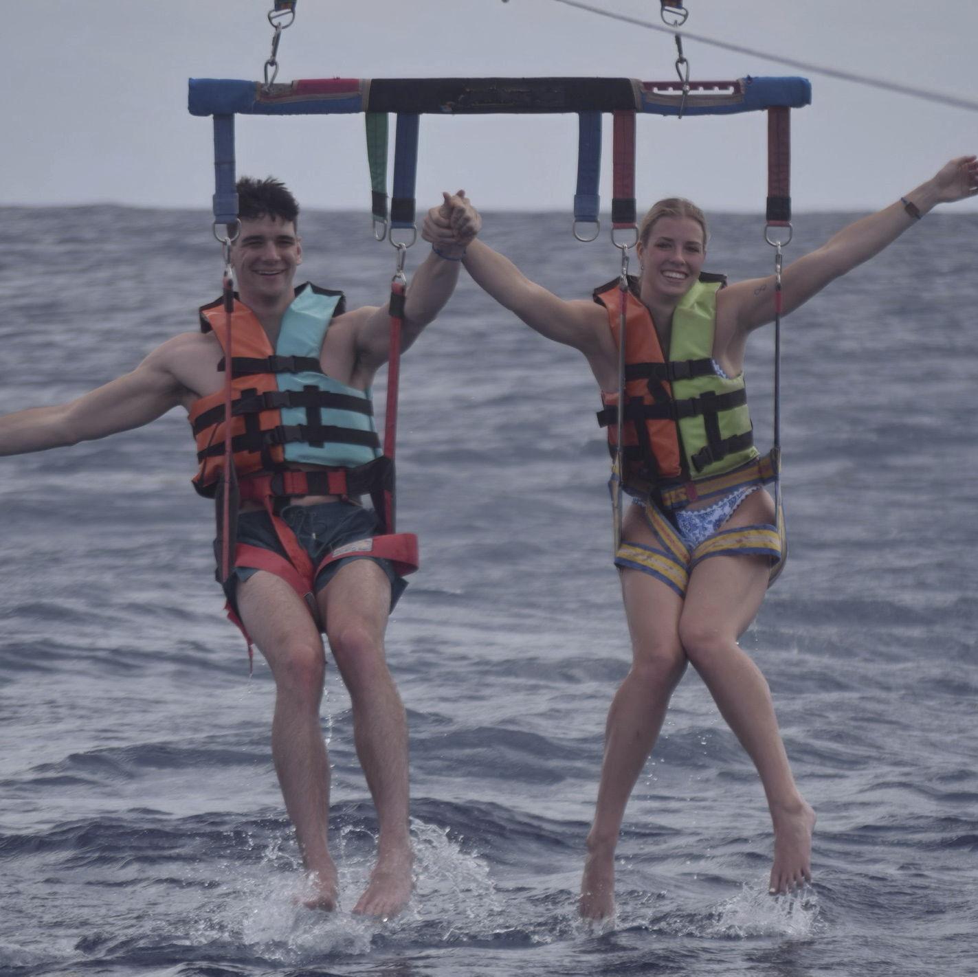 Parasailing in Mexico