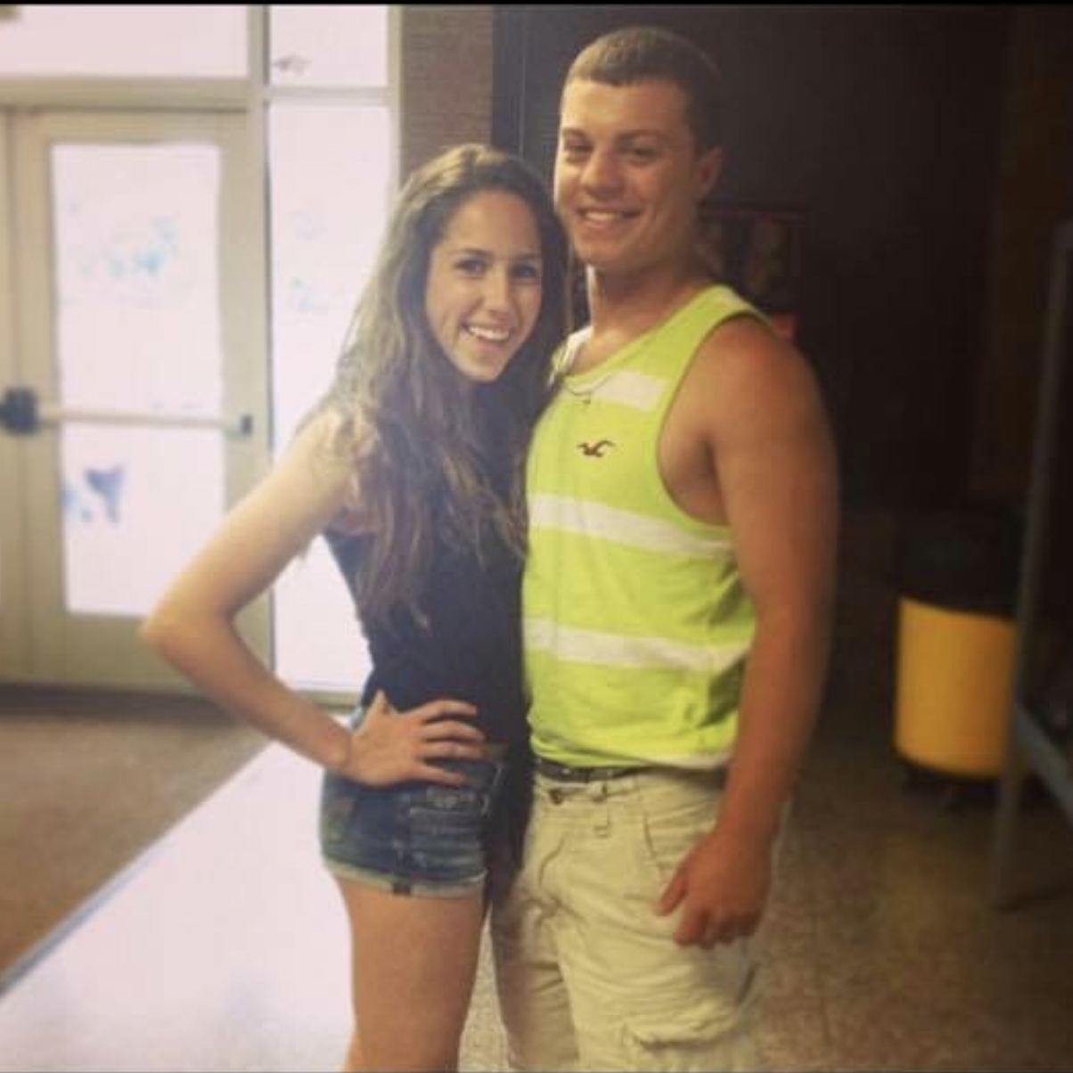 Our first photo together ❤️