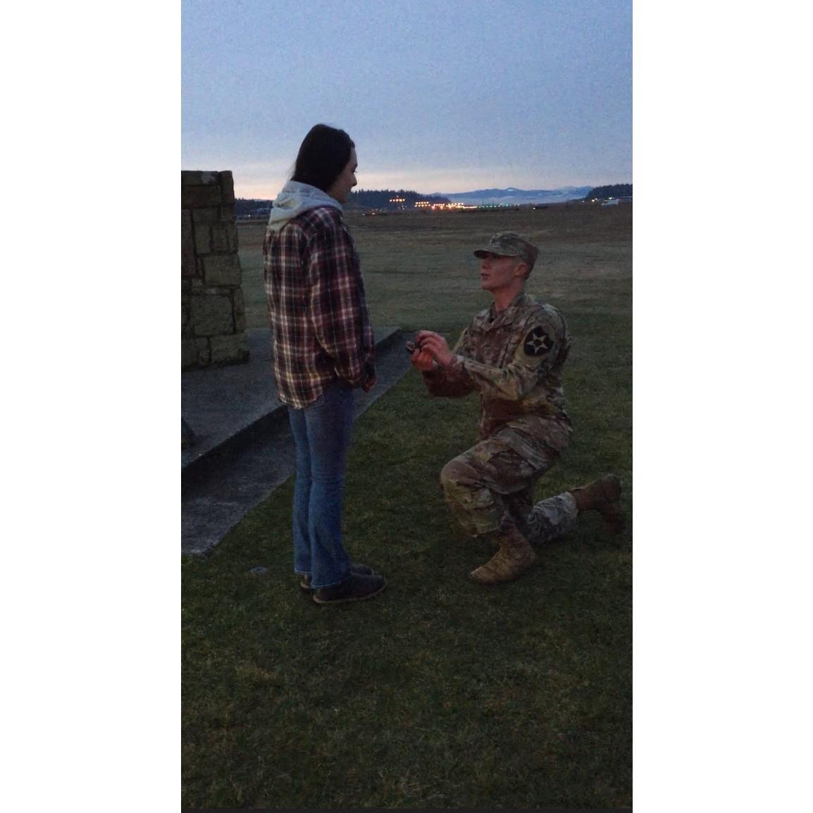 She said "Yes!"