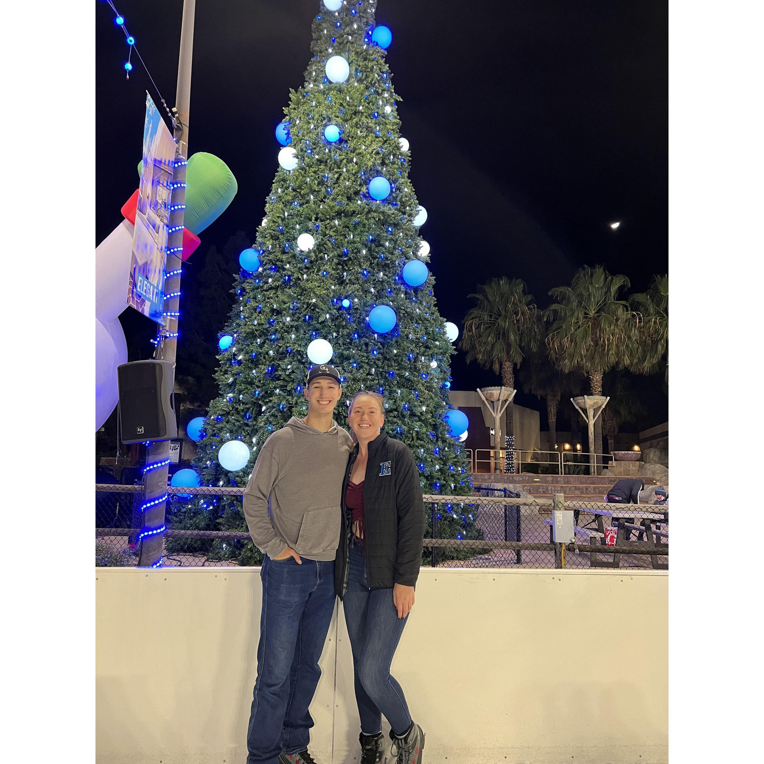 Our first picture together on one of our first dates!