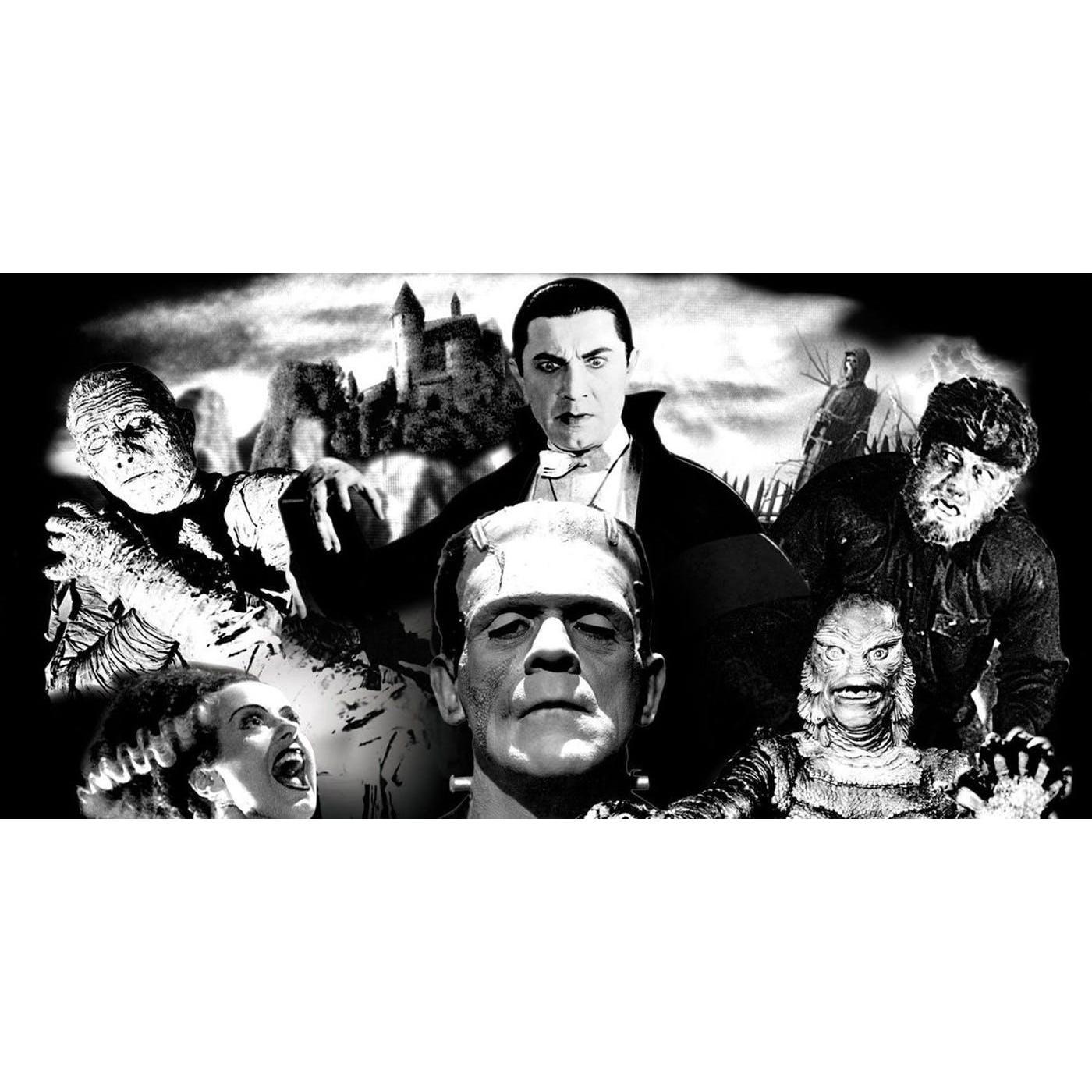 Classic Universal Monsters.
Available on Amazon.
*If you opt for the Mummy or Creature, please layer the costume under a suit.