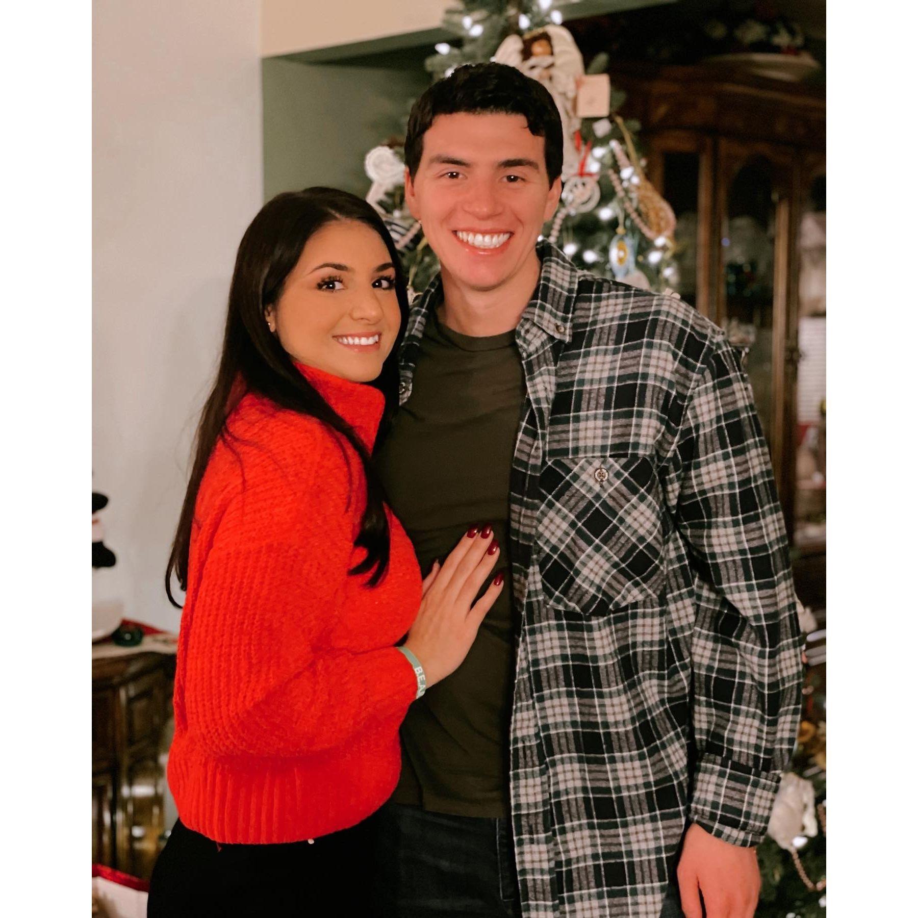 Our first Christmas together in 2020!